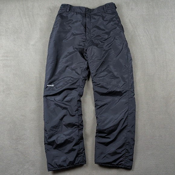 Ski Gear Insulated Ski Pants Mens XL Black Nylon Waterproof Snowboard Winter — photo 2